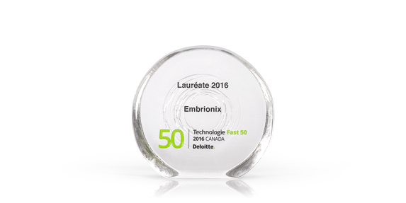 Embrionix named one of Deloitte's Fast 50 businesses 2016